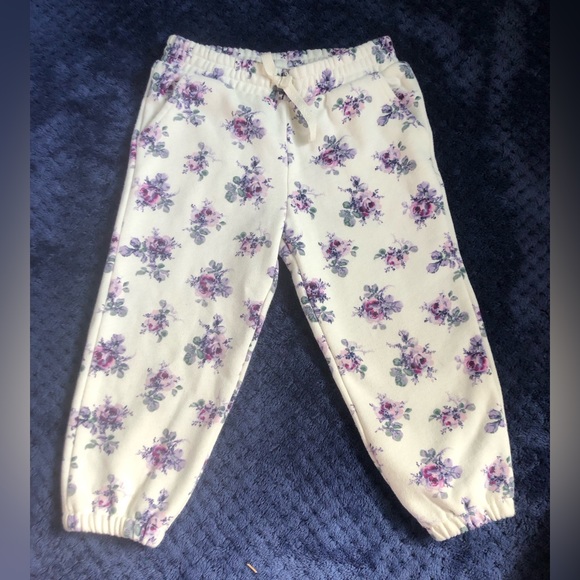 Janie and Jack floral jogger - Picture 1 of 6